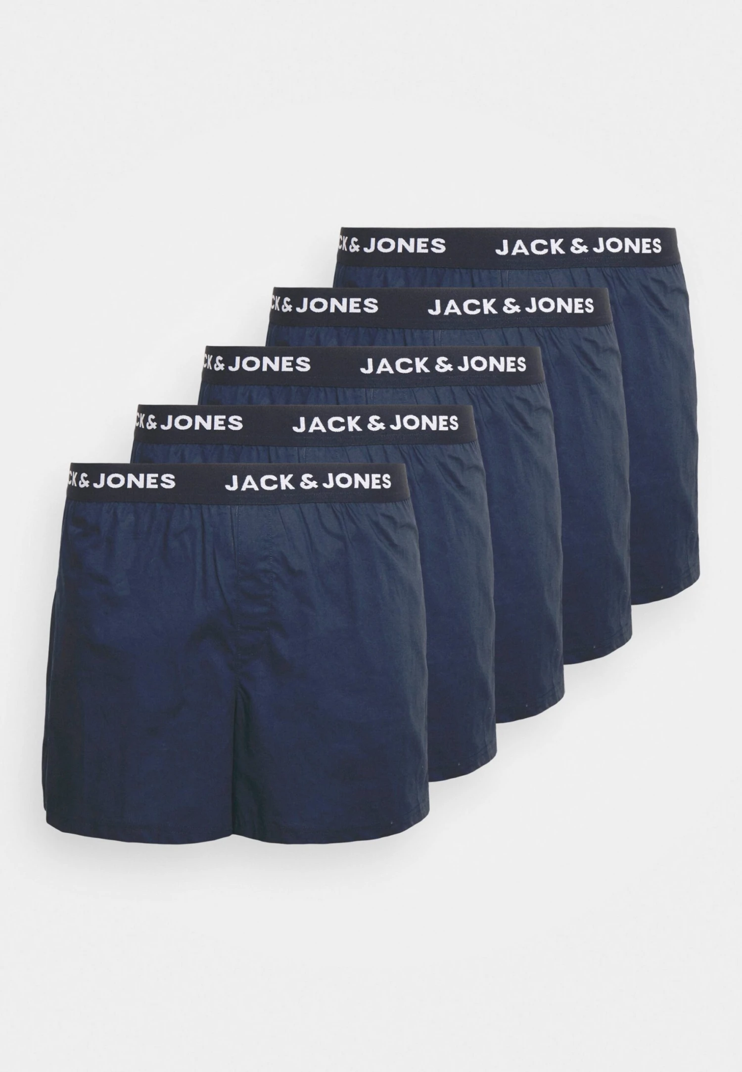 Jack & Jones Jacsolid 5 Pack - Boxershort - Navy Blazer 3 Jack & Jones Jacsolid 5 Pack - Boxershort - Navy Blazer - Afbeelding 3