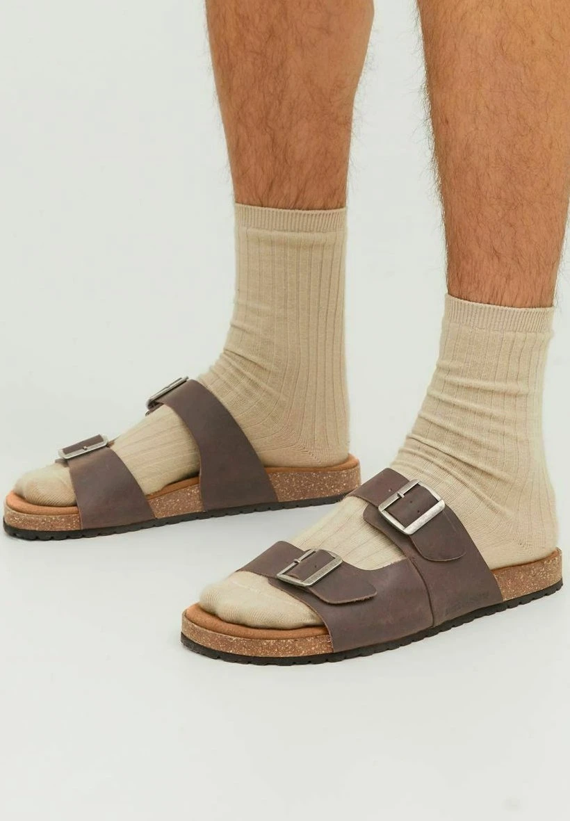 Jack & Jones Muiltjes - Brown Stone 1 Jack & Jones Muiltjes - Brown Stone