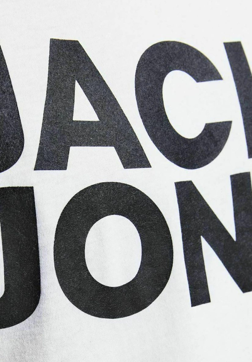 Jack & Jones Jjecorp Logo Ss O NeckNoos - T-Shirt Print - White 7 Jack & Jones Jjecorp Logo Ss O NeckNoos - T-Shirt Print - White - Afbeelding 7