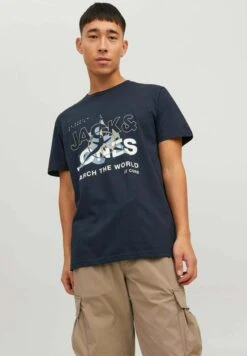 Jack & Jones T-Shirt Print - Blu