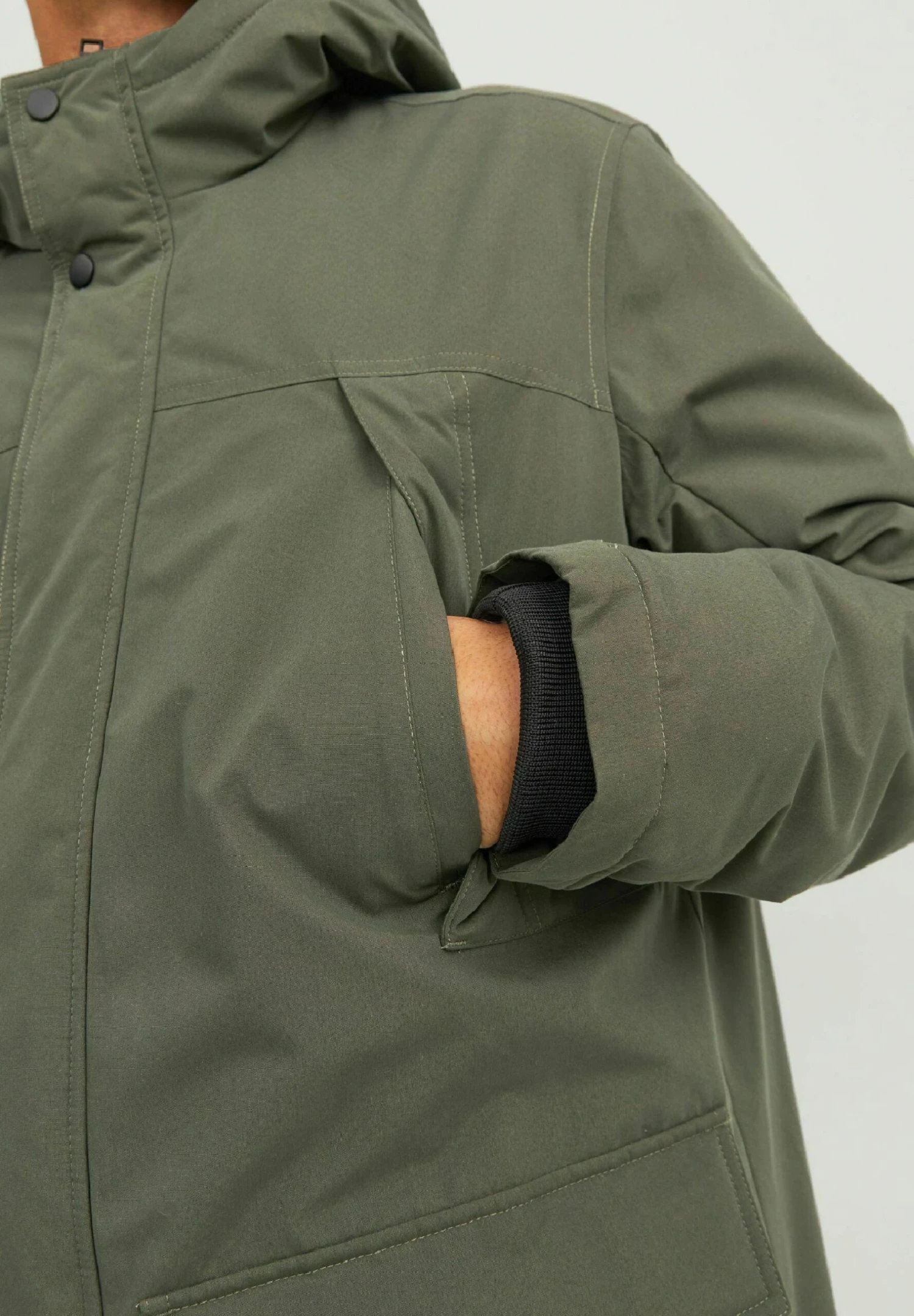 Jack & Jones Gefütterte - Winterjas - Forest Night 5 Jack & Jones Gefütterte - Winterjas - Forest Night - Afbeelding 5