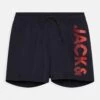 Jack & Jones Junior Jjicrete Jjswim Logo - Zwemshorts - Navy Blazer