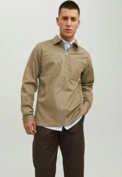 JACK&JONES Premium Overhemd - Petrified Oak