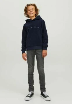 Jack & Jones Junior Jungen Glenn Original Am- Straight Leg Jeans - Black Denim