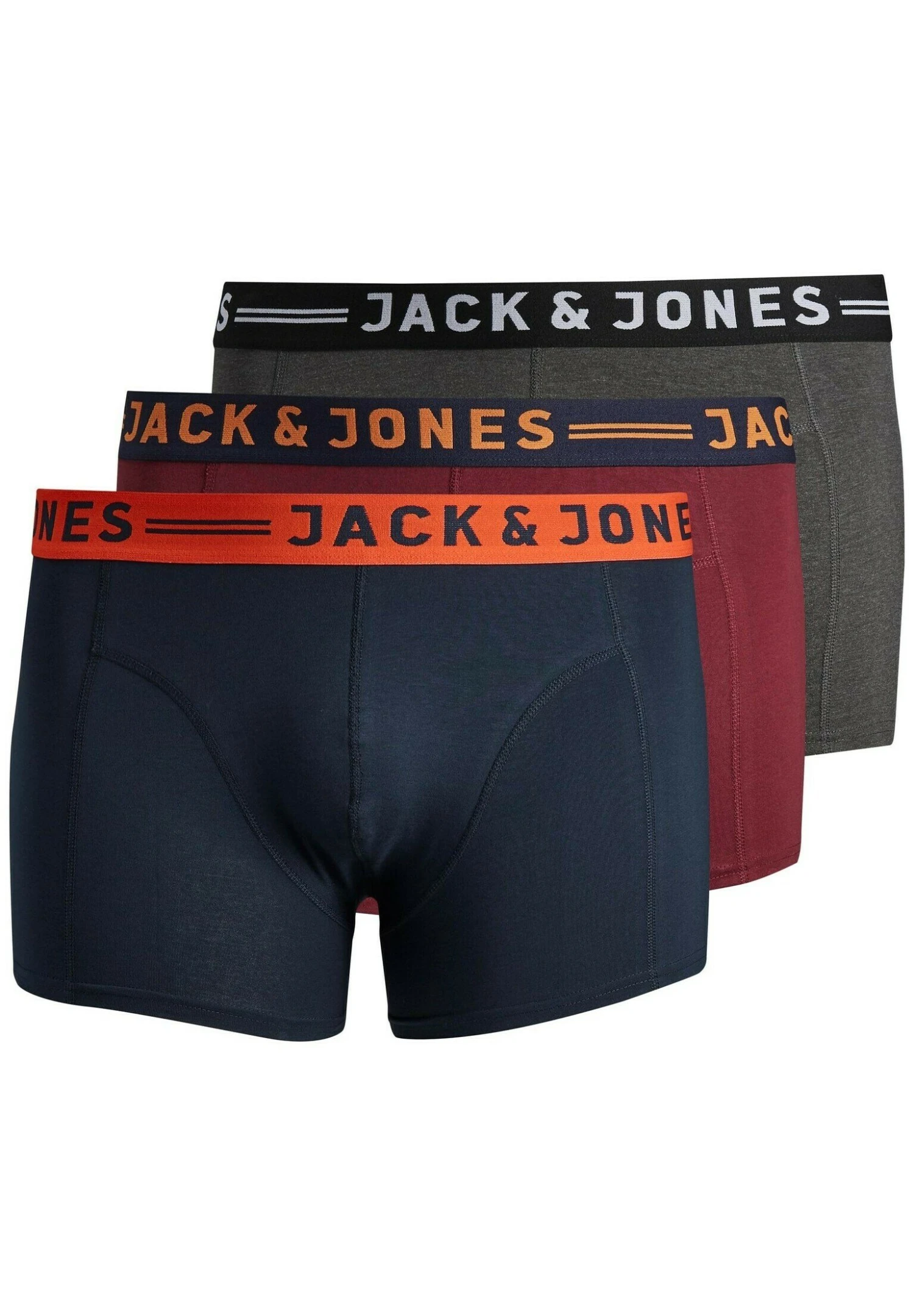 Jack & Jones Plus Size Jaclichfield 3-P - Onderbroeken - Multi Coloured 1 Jack & Jones Plus Size Jaclichfield 3-P - Onderbroeken - Multi Coloured