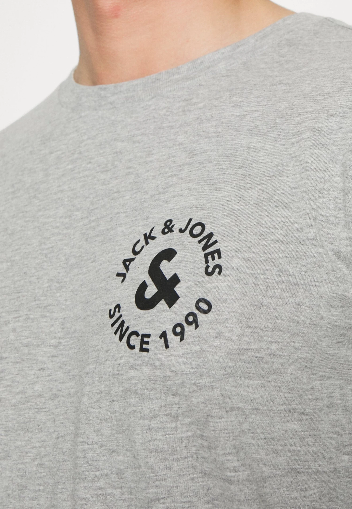 Jack & Jones Jacbasic Logo Tee And Lougepants Set - Pyjama - Light Grey 6 Jack & Jones Jacbasic Logo Tee And Lougepants Set - Pyjama - Light Grey - Afbeelding 6