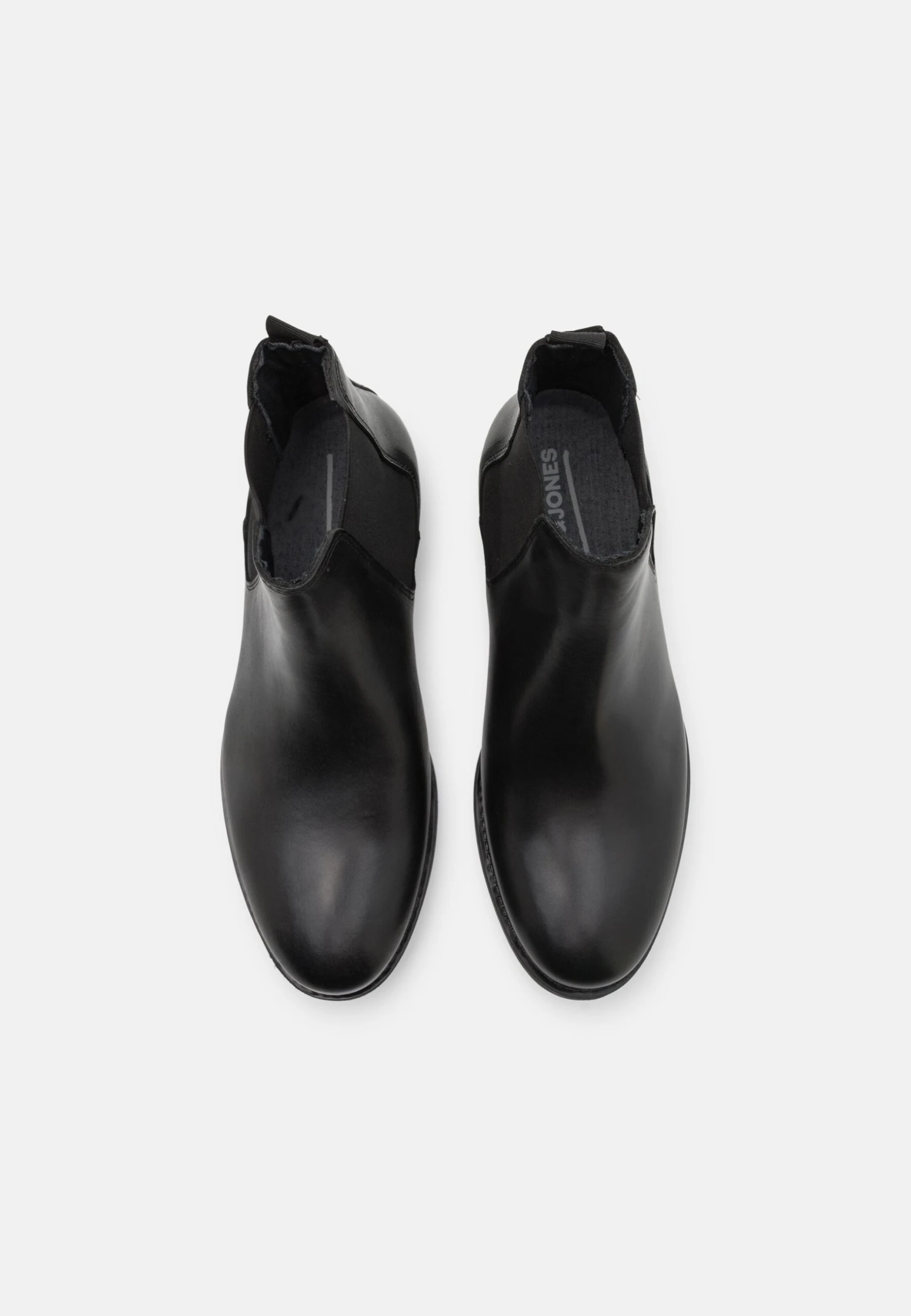 Jack & Jones Jfwargo Leather Chelsea Ln - Korte Laarzen - Anthracite 4 Jack & Jones Jfwargo Leather Chelsea Ln - Korte Laarzen - Anthracite - Afbeelding 4