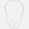 Jack & Jones Jackane Necklace 2 Pack Unisex - Ketting - Silver