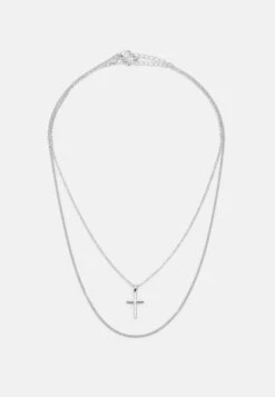 Jack & Jones Jackane Necklace 2 Pack Unisex - Ketting - Silver