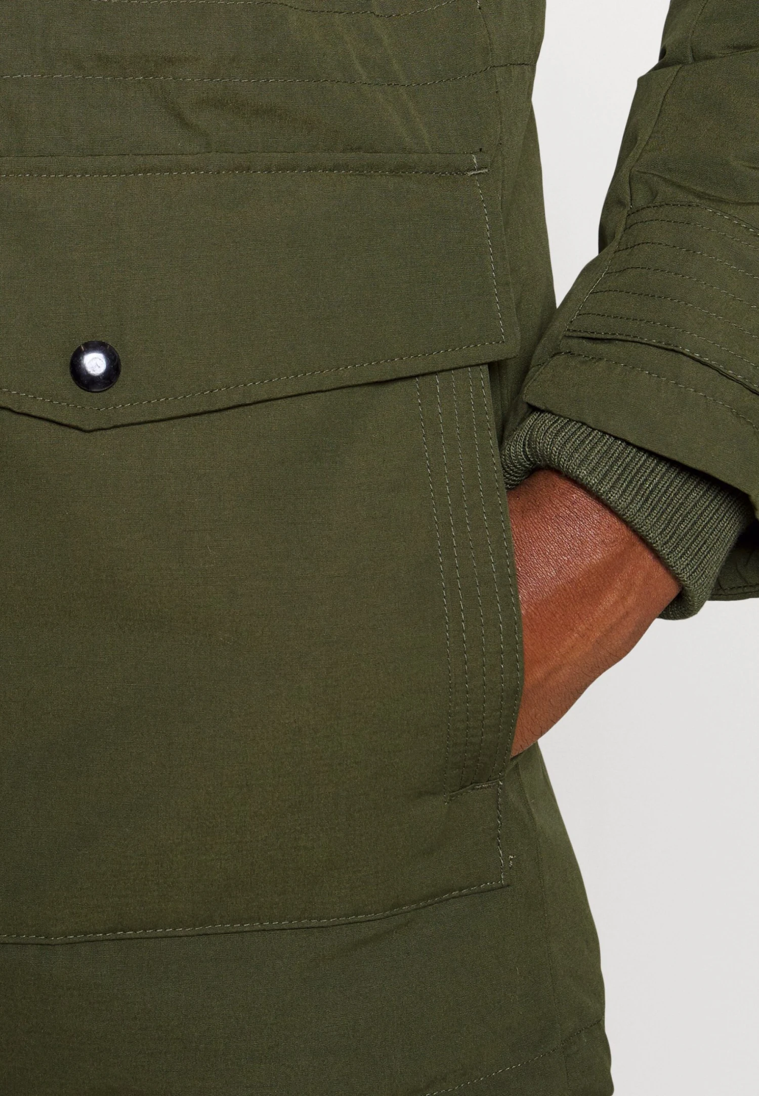 Jack & Jones Jjemash Teddy - Winterjas - Forest Night 4 Jack & Jones Jjemash Teddy - Winterjas - Forest Night - Afbeelding 4