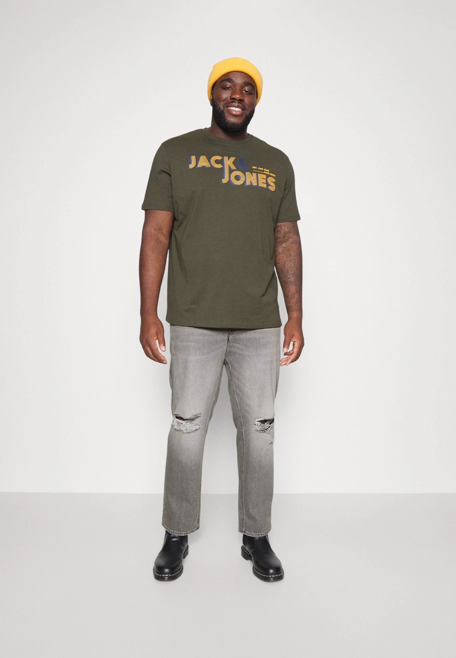 Jack & Jones Jjimike Jjoriginal - Relaxed Fit Jeans - Grey Denim 2 Jack & Jones Jjimike Jjoriginal - Relaxed Fit Jeans - Grey Denim - Afbeelding 2