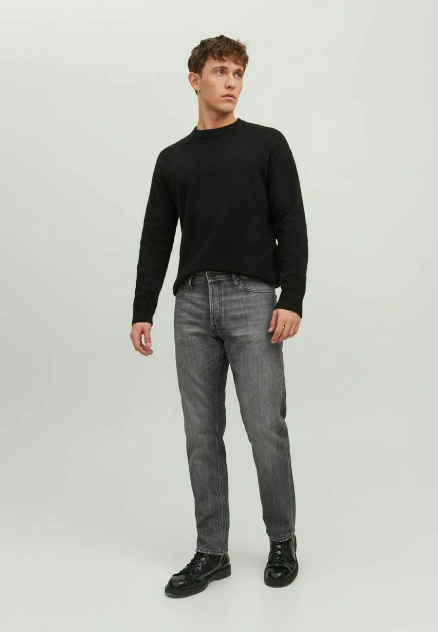 Jack & Jones Chris Original Jos 648 - Straight Leg Jeans - Black Denim 2 Jack & Jones Chris Original Jos 648 - Straight Leg Jeans - Black Denim - Afbeelding 2