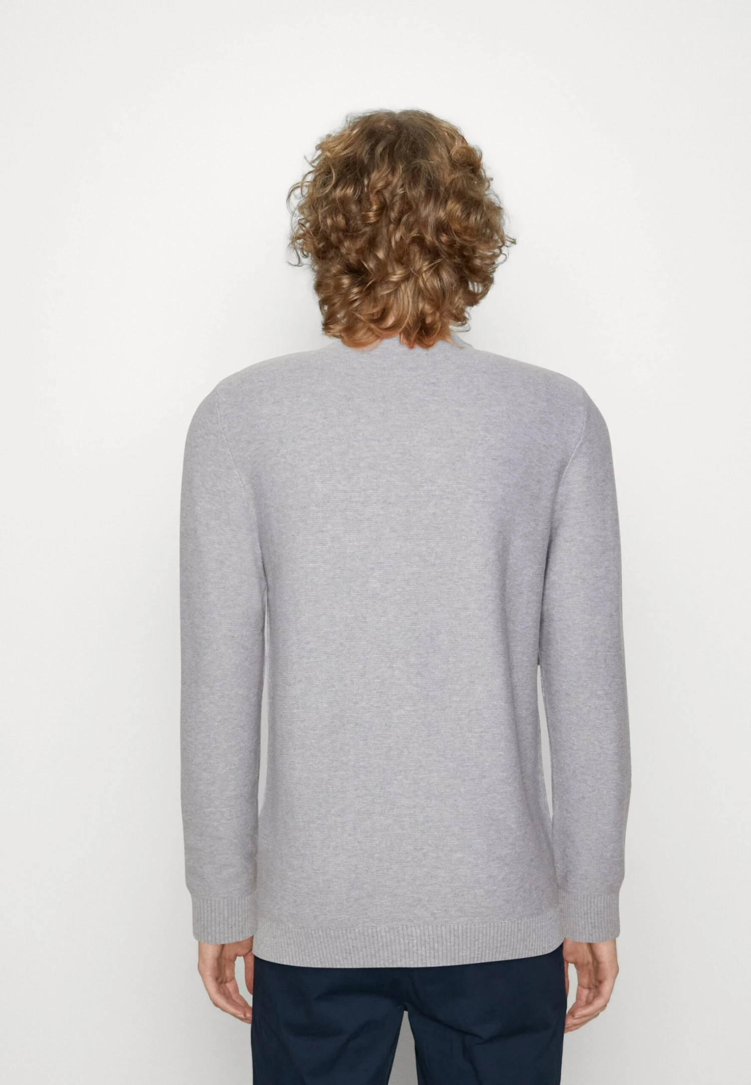 JACK&JONES Premium Jprbluroy Crew - Trui - Cool Grey Melange 3 JACK&JONES Premium Jprbluroy Crew - Trui - Cool Grey Melange - Afbeelding 3