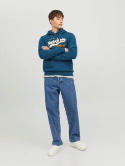 Jack & Jones Jjelogo 2 Col 23/24 Noos - Hoodie - Sailor Blue -Jack & Jones Verkoopwinkel 7c970cb52bdb470ba3f597185f9f6898