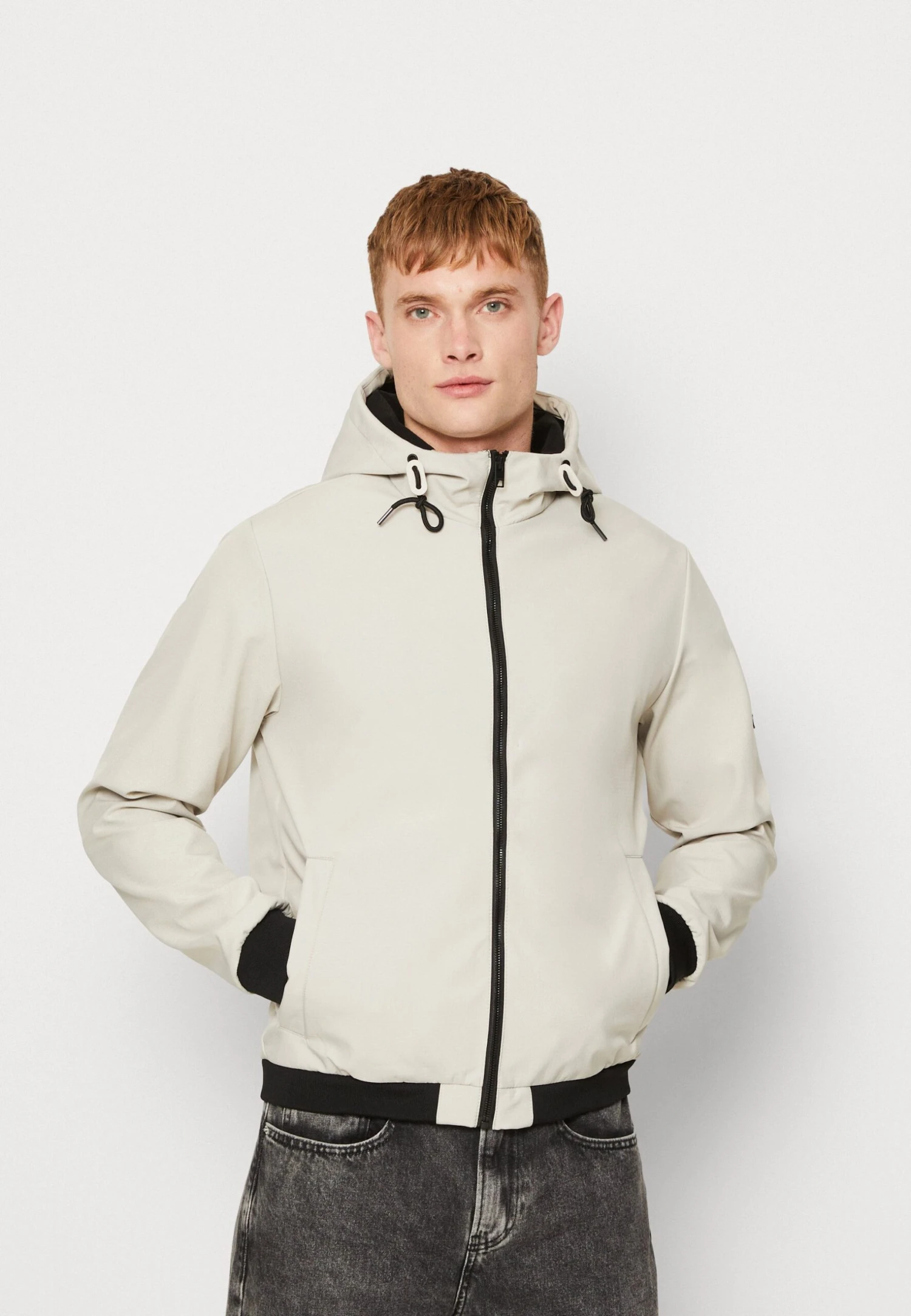 Jack & Jones Jcoclassic Waffle Noos - Lichte Jas - Moonbeam 1 Jack & Jones Jcoclassic Waffle Noos - Lichte Jas - Moonbeam