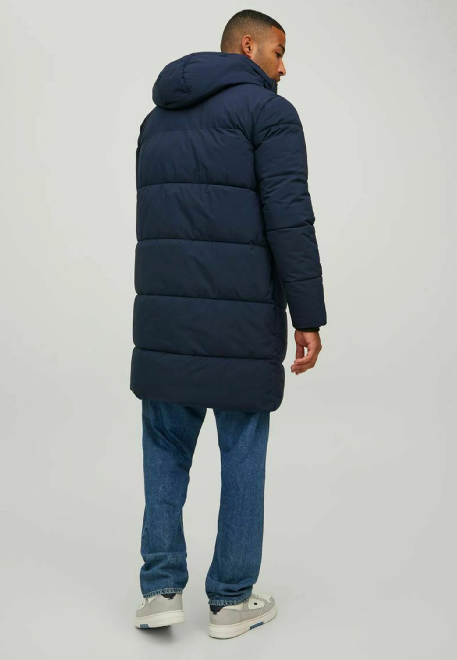 Jack & Jones Lange- Winterjas - Navy Blazer 3 Jack & Jones Lange- Winterjas - Navy Blazer - Afbeelding 3