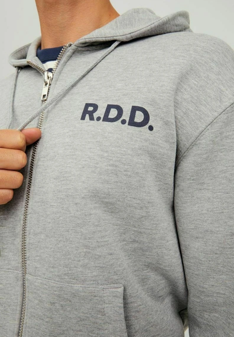 Jack & Jones Mit Rdd Bill - Sweater Met Rits - Light Grey Melange 6 Jack & Jones Mit Rdd Bill - Sweater Met Rits - Light Grey Melange - Afbeelding 6