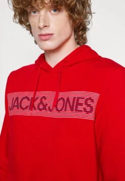 Jack & Jones Ecorp Logo Noos - Hoodie - True Red -Jack & Jones Verkoopwinkel 825a78ec912f467eaefb6e8478da0ccf