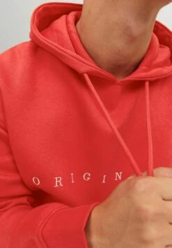 Jack & Jones Jorcopenhagen Unisex - Hoodie - Rococco Red -Jack & Jones Verkoopwinkel 829de4f2187e4634828d9dd8a7909d6b