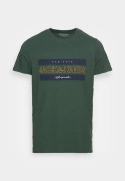 Jack & Jones Jorfriday Tee Crew Neck - T-Shirt Print - Trekking Green