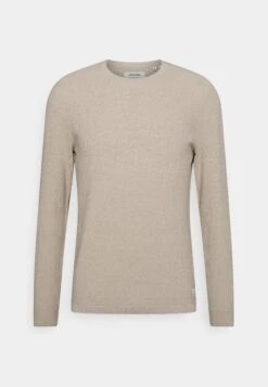 Jack & Jones Egustav Crew Neck Noos - Trui - Crockery/Cloud Dancer