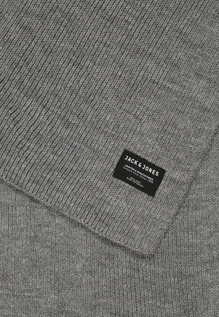 Jack & Jones Jacdna Scarf - Sjaal - Grey Melange 3 Jack & Jones Jacdna Scarf - Sjaal - Grey Melange - Afbeelding 3