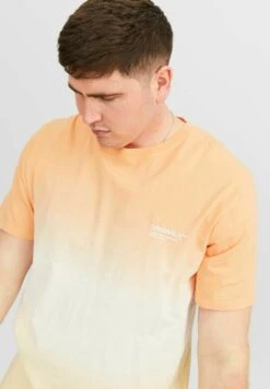 Jack & Jones Plus Size Crew Neck - T-Shirt Print - Pumpkin -Jack & Jones Verkoopwinkel 85c14fead62d4a5186c458424000c4e6