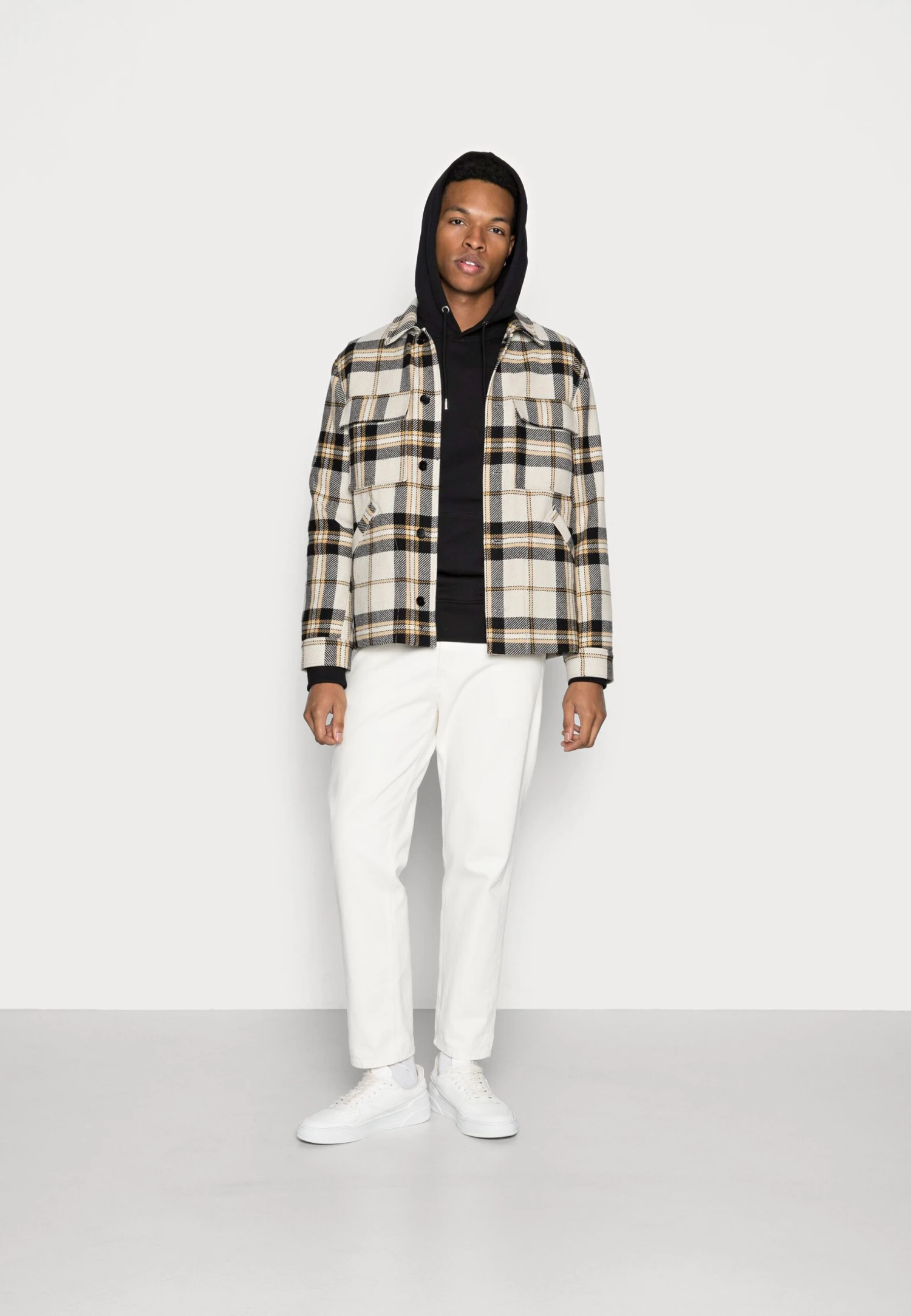 Jack & Jones Jjeorganic Basic Hood- Hoodie - Black 2 Jack & Jones Jjeorganic Basic Hood- Hoodie - Black - Afbeelding 2