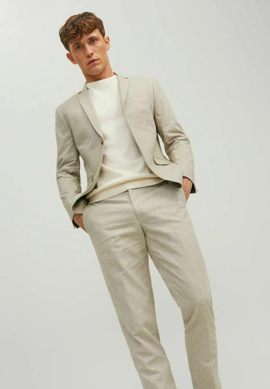 JACK&JONES Premium Jprriviera Slim Fit- Blazer - Petrified Oak 4 JACK&JONES Premium Jprriviera Slim Fit- Blazer - Petrified Oak - Afbeelding 4