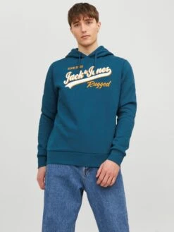 Jack & Jones Jjelogo 2 Col 23/24 Noos - Hoodie - Sailor Blue
