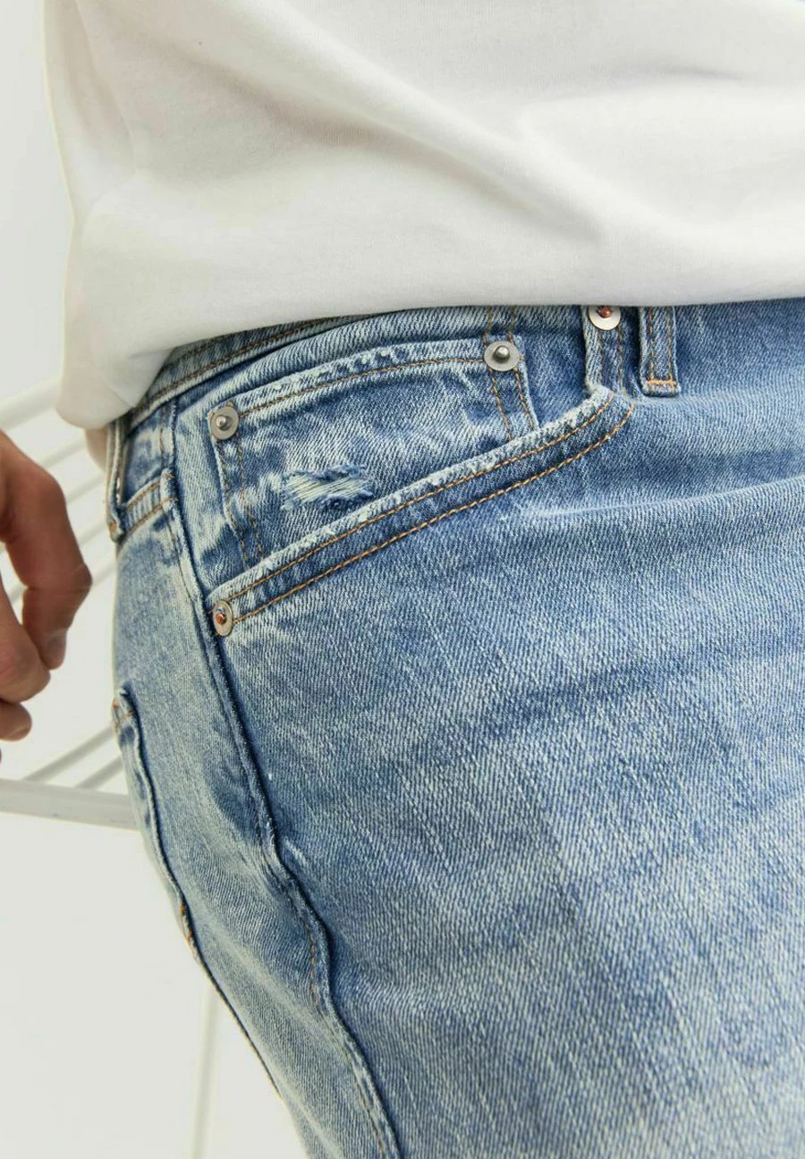 Jack & Jones Jjimike Jjoriginal Spk 705 Noos - Slim Fit Jeans - Blue Denim 4 Jack & Jones Jjimike Jjoriginal Spk 705 Noos - Slim Fit Jeans - Blue Denim - Afbeelding 4