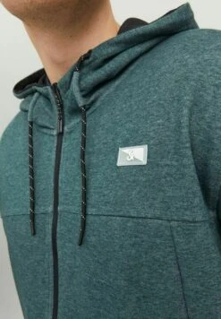 Jack & Jones Plus Size Reissverschluss - Sweater Met Rits - Deep Teal 10 Jack & Jones Plus Size Reissverschluss - Sweater Met Rits - Deep Teal -Jack & Jones Verkoopwinkel 87fdfd5a78d14471bc84017d054d2700