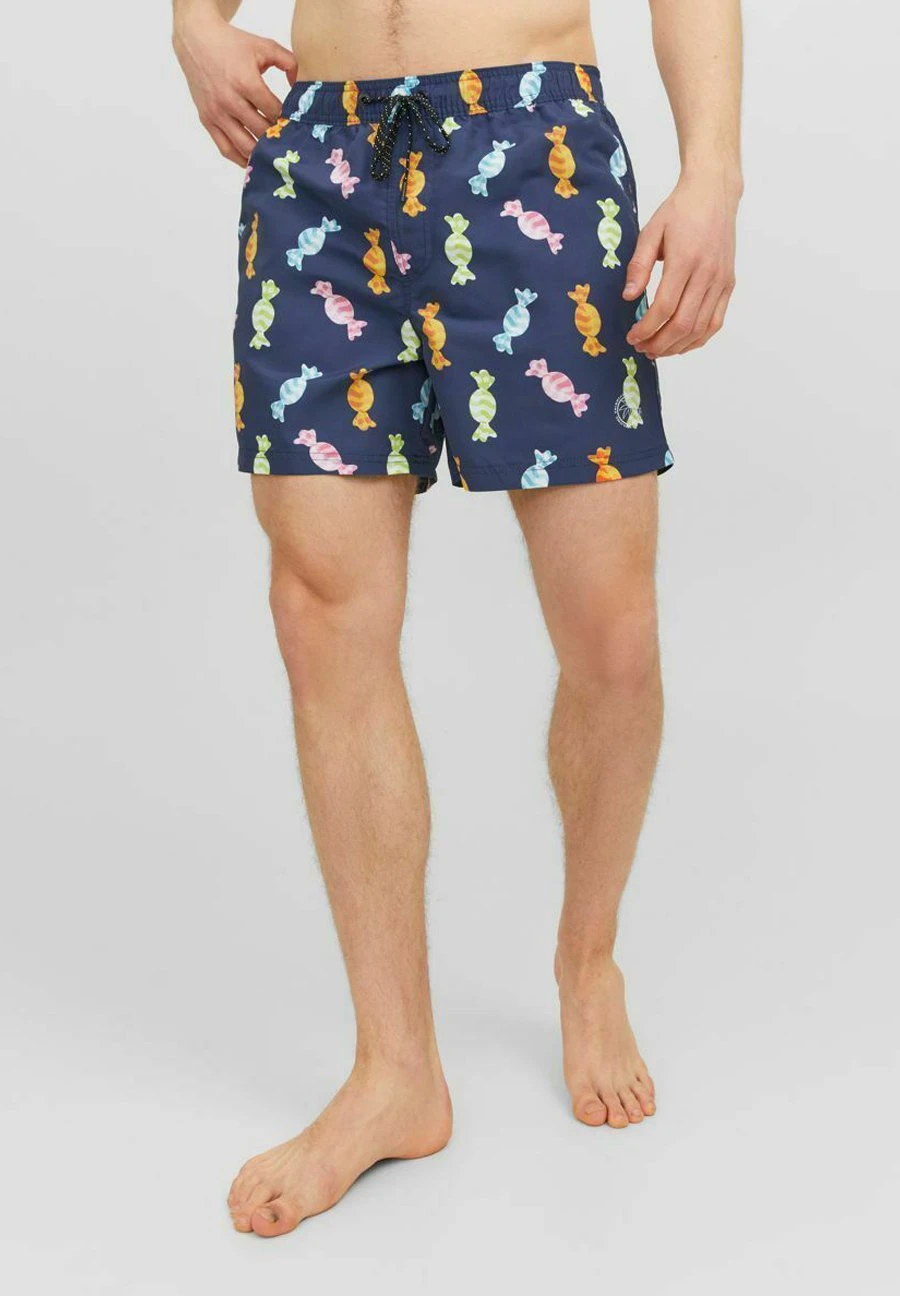 Jack & Jones Stfiji Swim Funny - Zwemshorts - Navy Blazer 1 Jack & Jones Stfiji Swim Funny - Zwemshorts - Navy Blazer