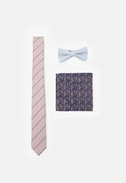 Jack & Jones Jacrilo Summer Giftbox Set Unisex - Vlinderdas - Prism Pink/Flower/Bowtie