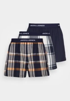 Jack & Jones Jacwoven Trunks 3 Pack - Boxershort - Navy Blazer