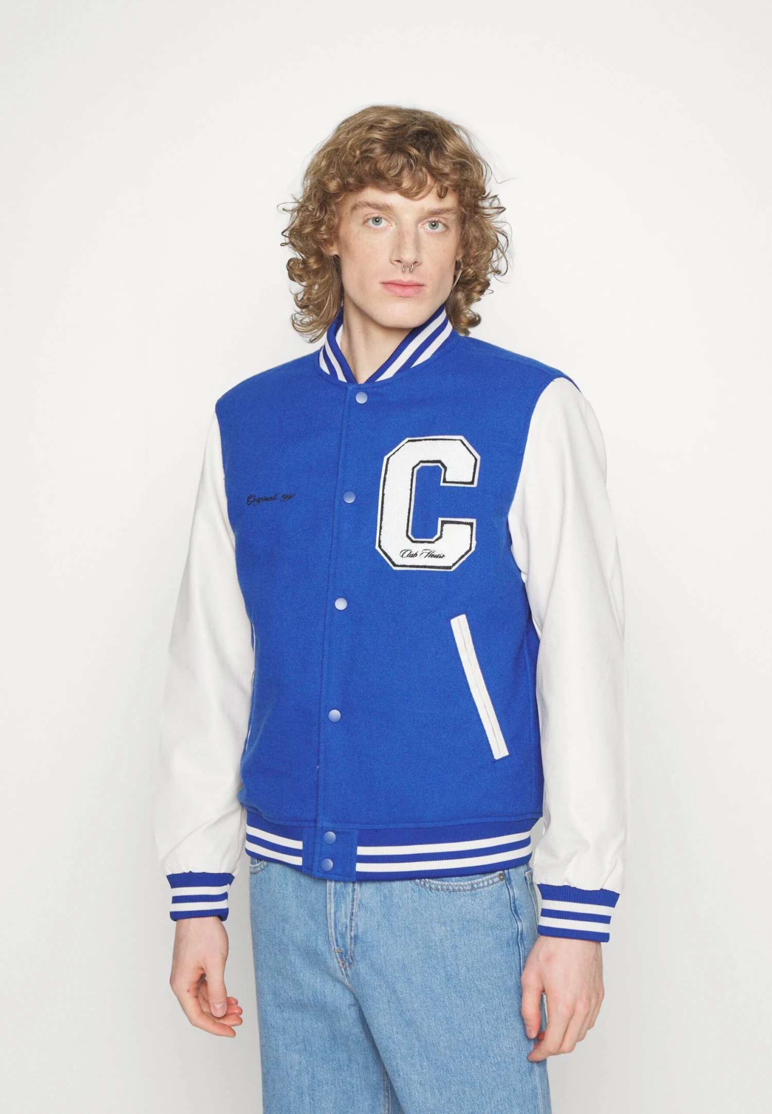 Jack & Jones Jorcollege Jacket Unisex- Bomberjacks - Nautical Blue 1 Jack & Jones Jorcollege Jacket Unisex- Bomberjacks - Nautical Blue