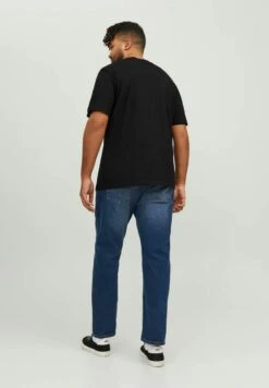 Jack & Jones Plus Size Crew Neck - T-Shirt Print - Black -Jack & Jones Verkoopwinkel 8bb8c35b1f80478bacc1dcd112b0526b