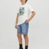 Jack & Jones Junior Jjichris Jjoriginal Jnr - Jeansshort - Blue Denim