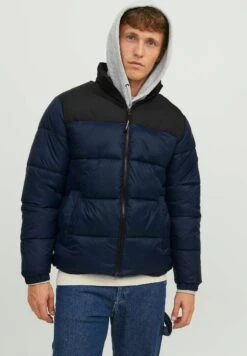 Jack & Jones Etoby Puffer Collar Sn - Winterjas - Navy Blazer