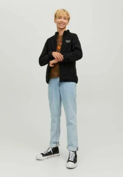 Jack & Jones Junior Fleecejas - Black