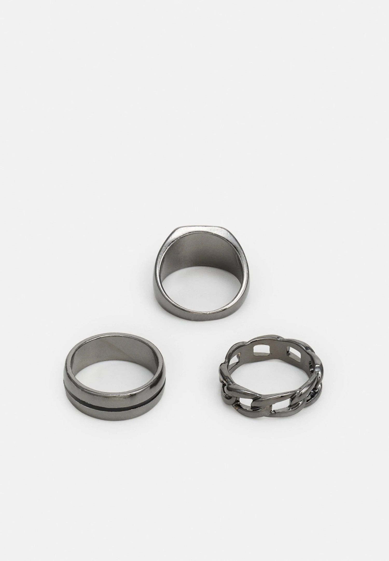 Jack & Jones Jacmix 3 Pack Unisex - Ring - Black 3 Jack & Jones Jacmix 3 Pack Unisex - Ring - Black - Afbeelding 3