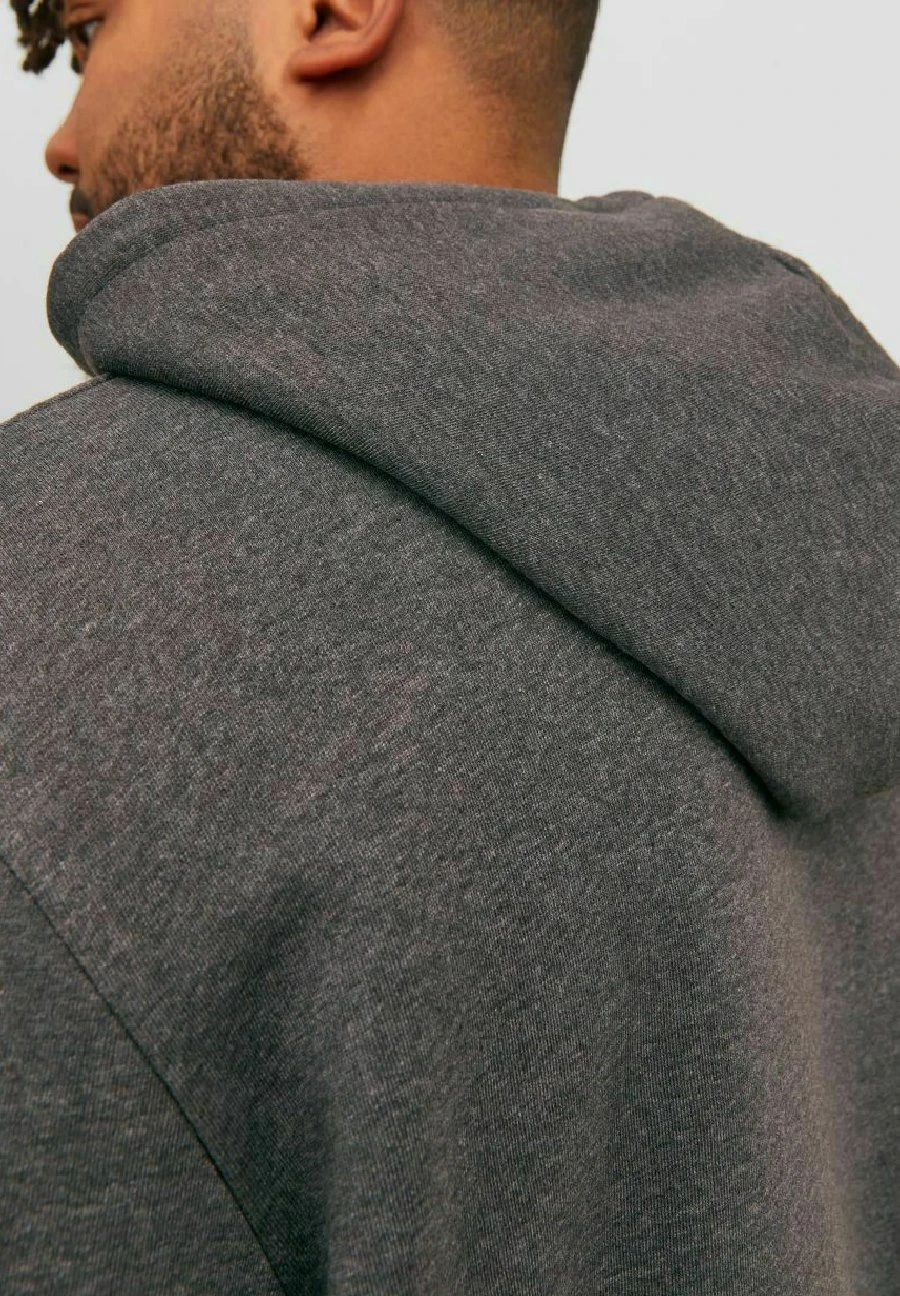 Jack & Jones JjelogoCol Noos Pls - Hoodie - Dark Grey Melange 4 Jack & Jones JjelogoCol Noos Pls - Hoodie - Dark Grey Melange - Afbeelding 4