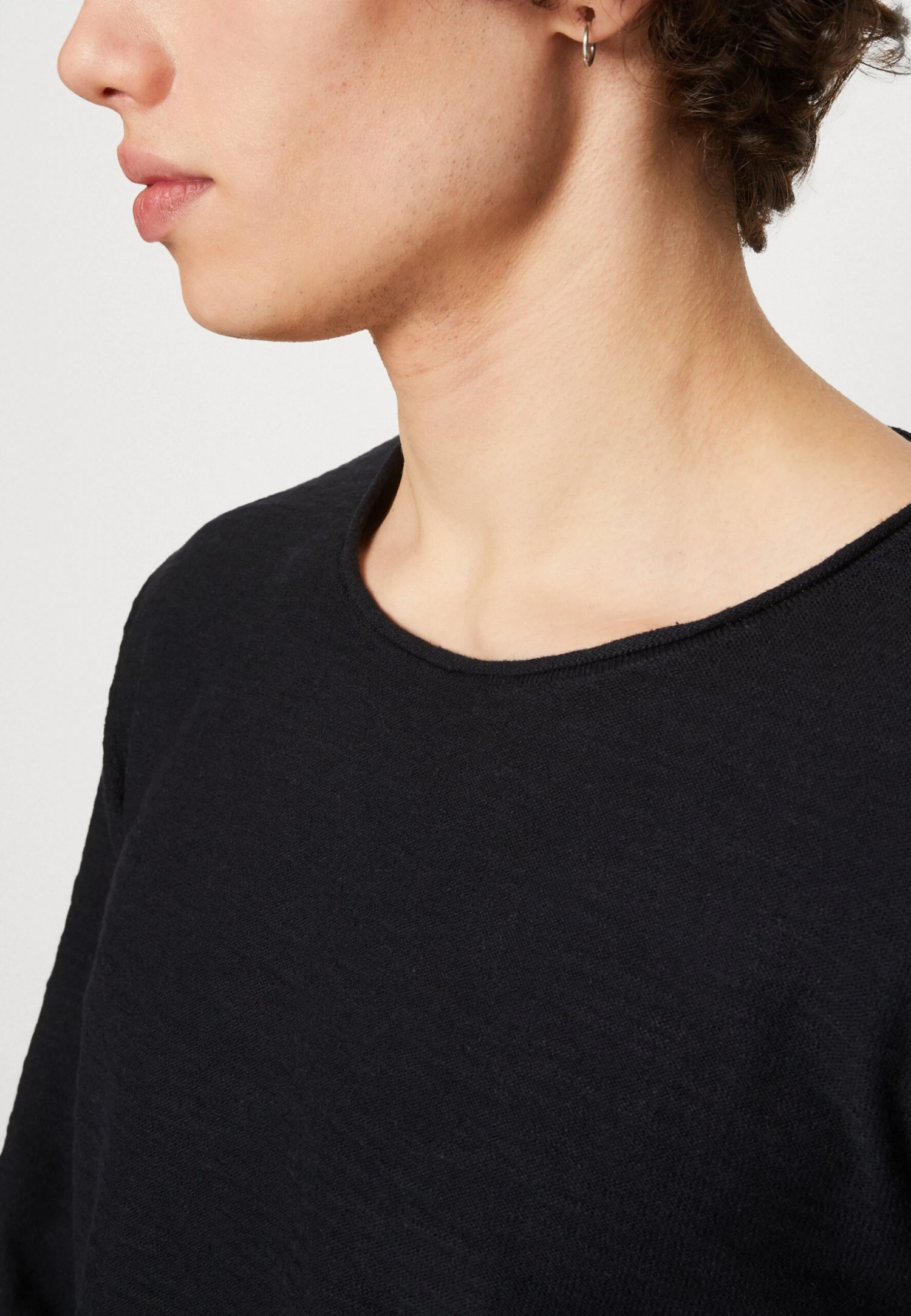 Jack & Jones Jjslub Crew Neck - Trui - Black 6 Jack & Jones Jjslub Crew Neck - Trui - Black - Afbeelding 6