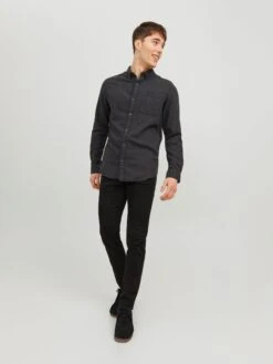 Jack & Jones Jjeclassic Melange - Overhemd - Dark Grey 8 Jack & Jones Jjeclassic Melange - Overhemd - Dark Grey -Jack & Jones Verkoopwinkel 94b0a2a29b7a4b2f845b2eb064838cac