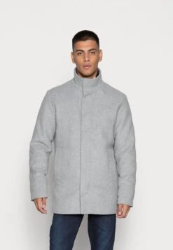 Jack & Jones Jjedunham Sn - Halflange Jas - Light Grey Melange