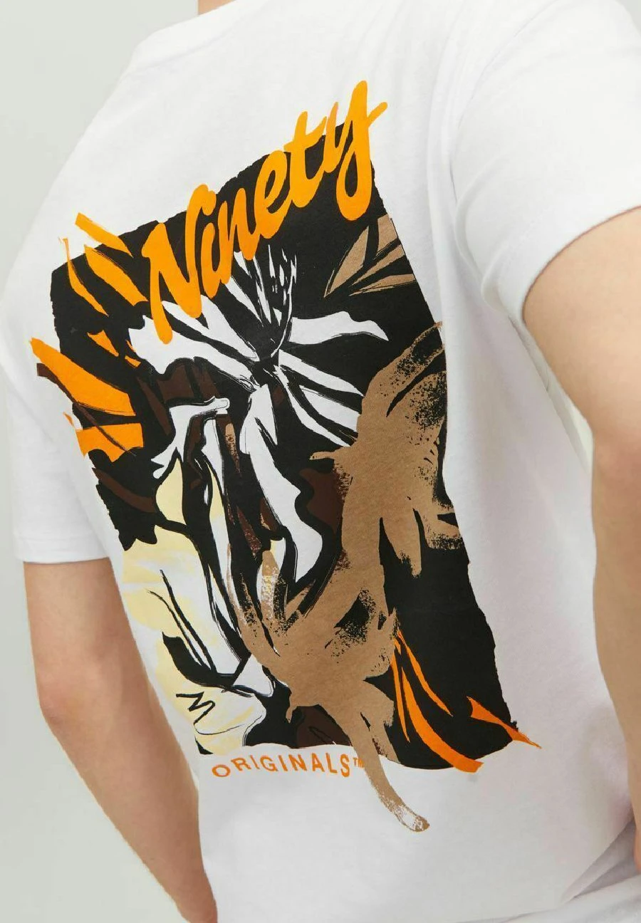 Jack & Jones T-Shirt Print - Bright White 4 Jack & Jones T-Shirt Print - Bright White - Afbeelding 4