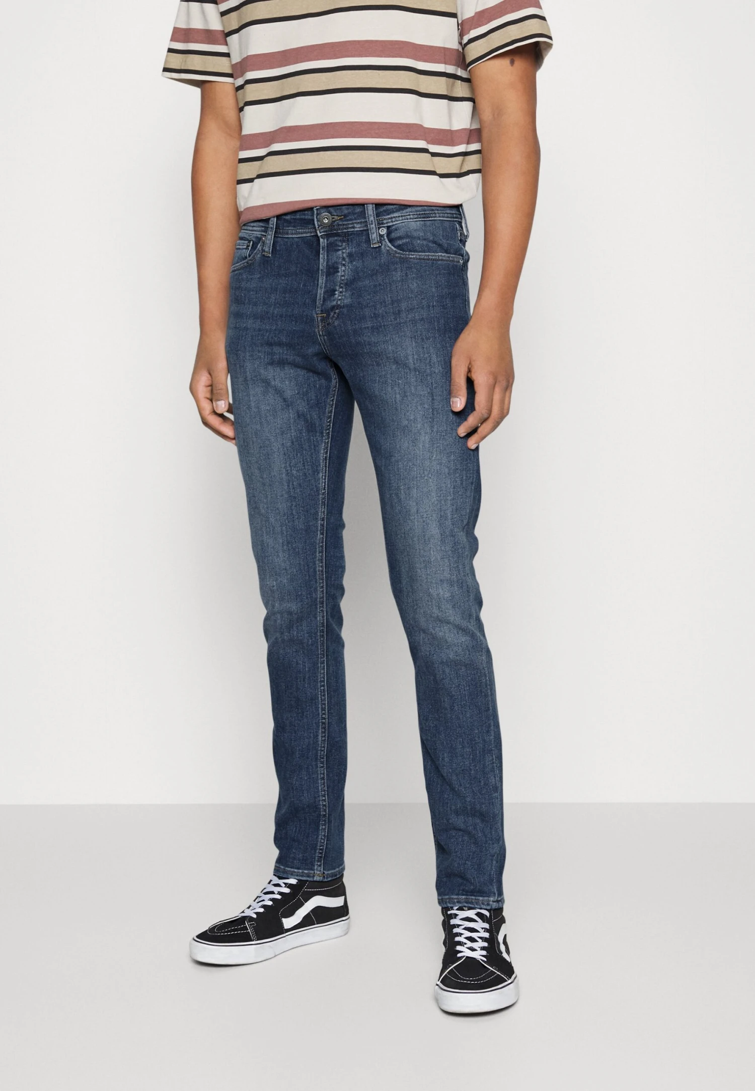 Jack & Jones Jjiglenn Jjoriginal - Slim Fit Jeans - Blue 1 Jack & Jones Jjiglenn Jjoriginal - Slim Fit Jeans - Blue