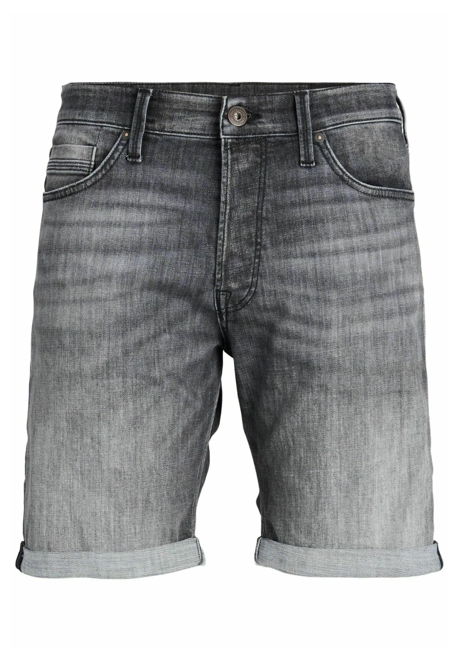 Jack & Jones Chris Wood- Jeansshort - Grau 5 Jack & Jones Chris Wood- Jeansshort - Grau - Afbeelding 5