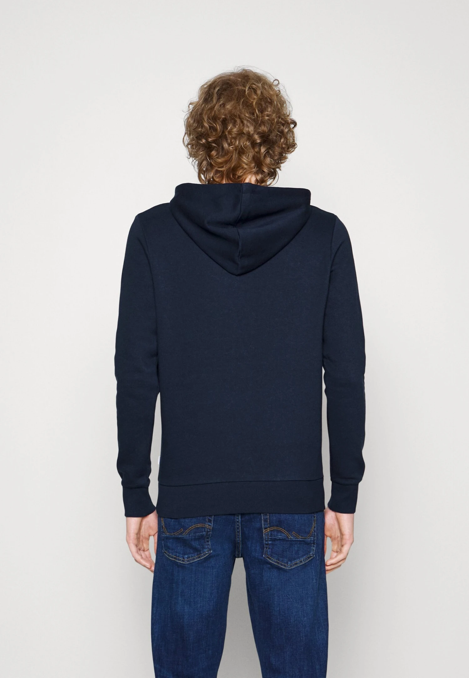 Jack & Jones Ecorp Logo Noos - Hoodie - Navy Blazer 3 Jack & Jones Ecorp Logo Noos - Hoodie - Navy Blazer - Afbeelding 3