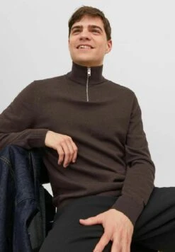 Jack & Jones Eemil Half Zip Noos - Trui - Seal Brown 12 Jack & Jones Eemil Half Zip Noos - Trui - Seal Brown -Jack & Jones Verkoopwinkel 9c605d0648d24e75bf0fa853810f8e5f